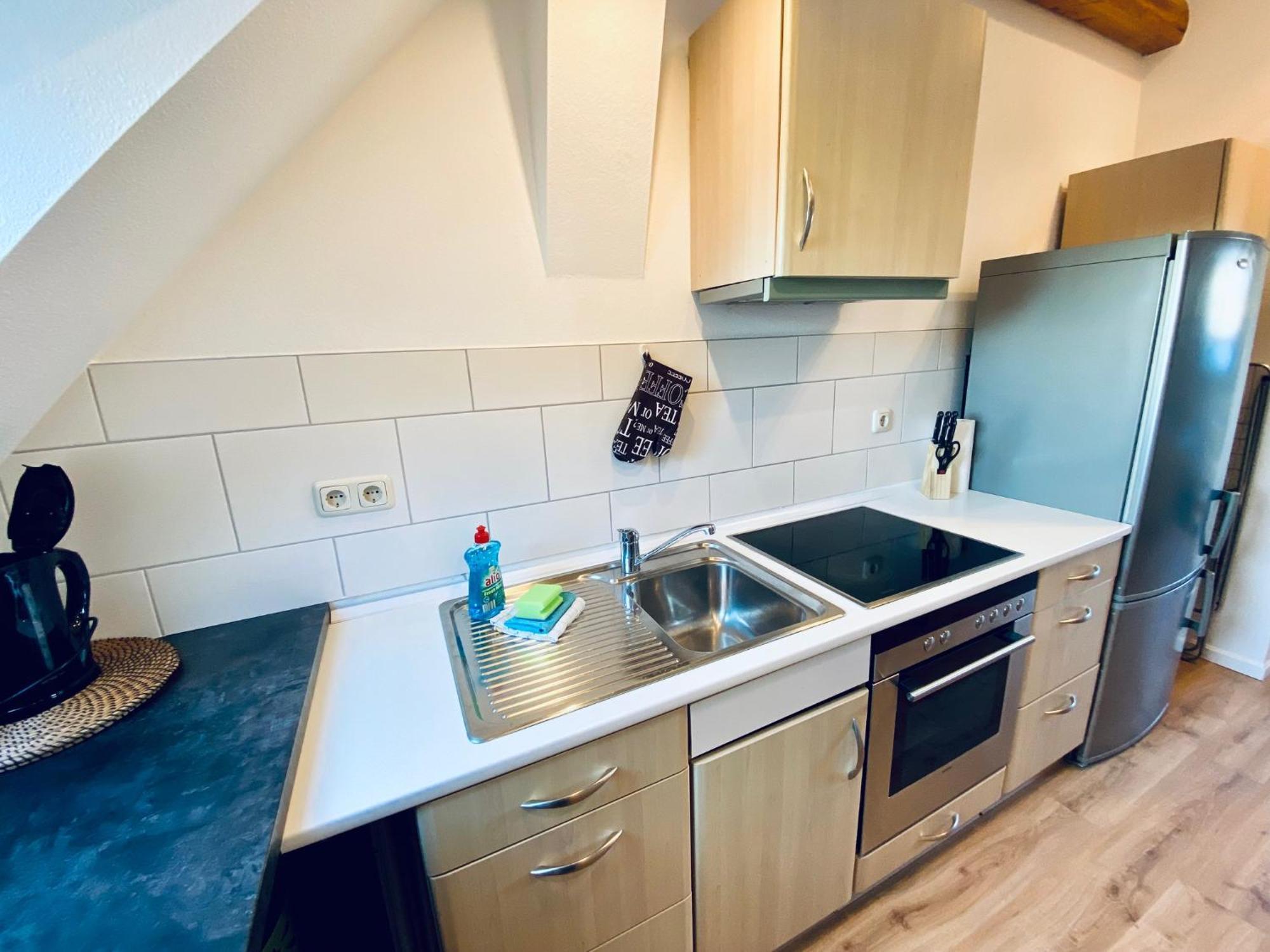 Apartment Schleusentor - Ferienwohnung Maisonette Rostock Eksteriør bilde